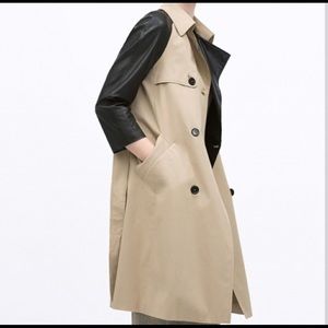 New Zara bicolor trench coat 🧥